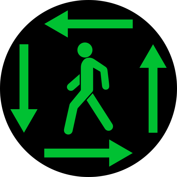 Voetganger vierkant groen.png