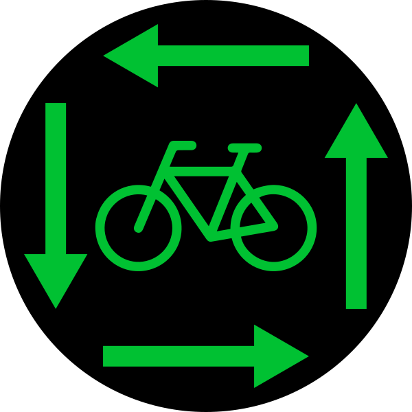 Fiets vierkant groen.png