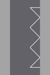 Que signifie le marquage en zigzag ?